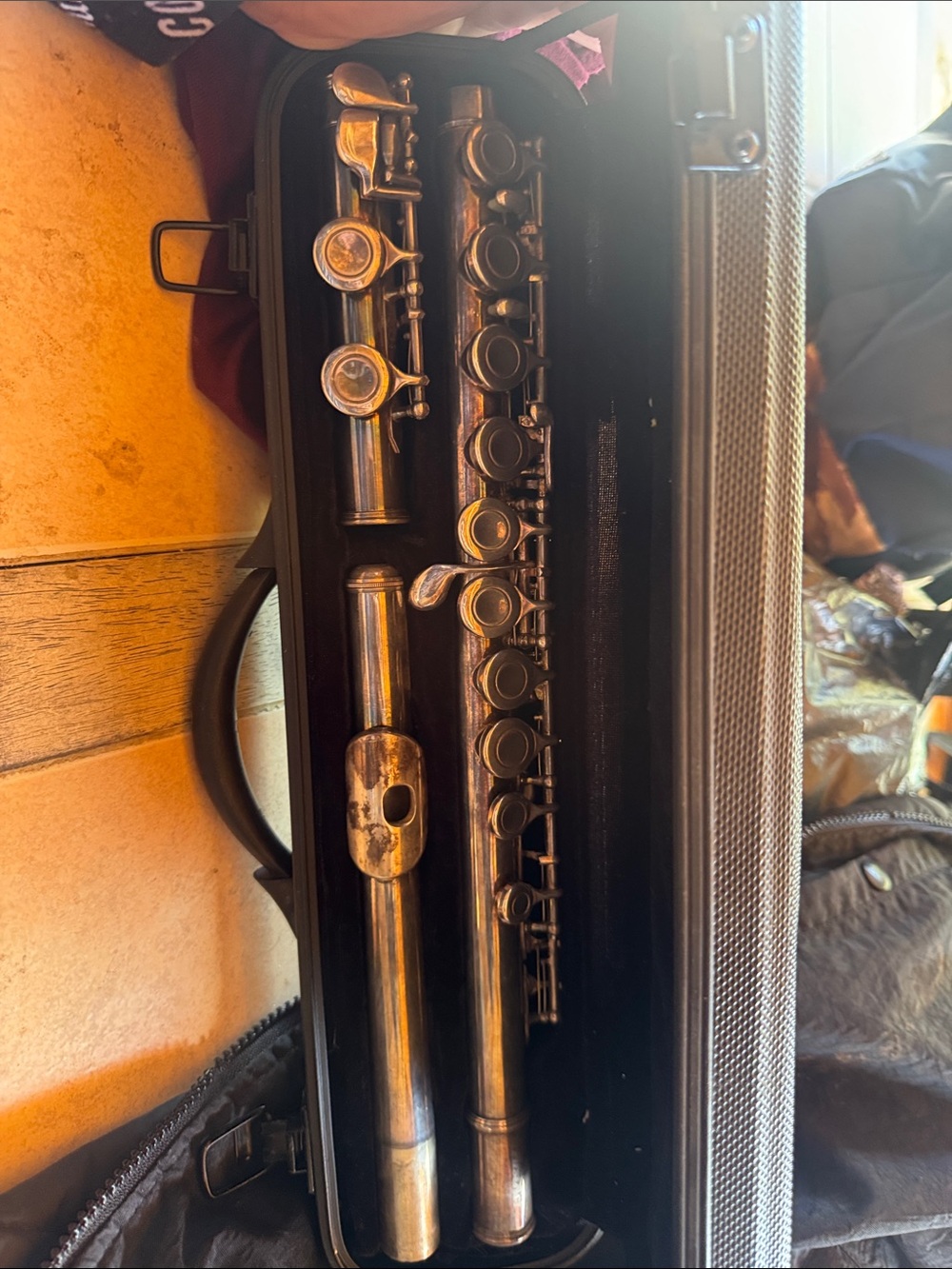Vintage Silver Flute - Silver Finish